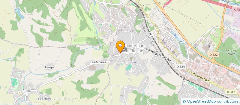 localisation de l'entreprise SCI BERLIOZ  SAINT-ALBAN-DE-ROCHE