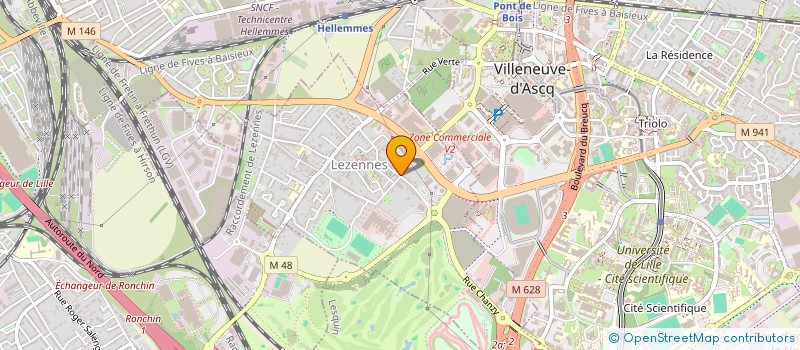 localisation de l'entreprise SCI BERLIOZ à LILLE