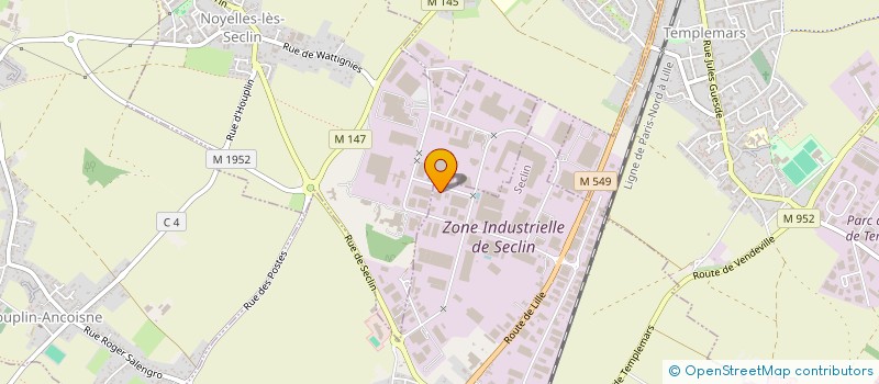 localisation de l'entreprise SCI BERLIOZ  SECLIN