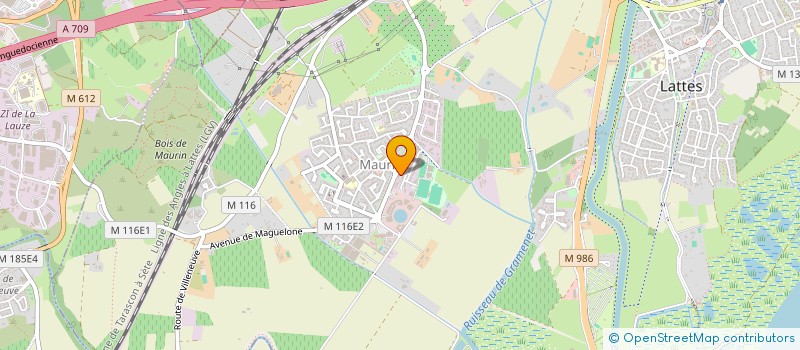 localisation de l'entreprise SCI BERLIOZ à LATTES