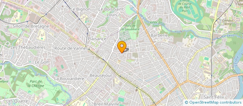 localisation de l'entreprise SCI BERLIOZ à NANTES