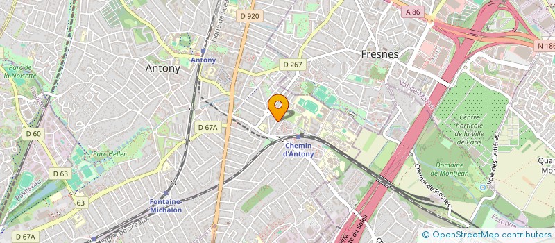 localisation de l'entreprise SCI BERLIOZ à ANTONY