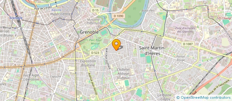 localisation de l'entreprise SCI BERLIOZ à GRENOBLE