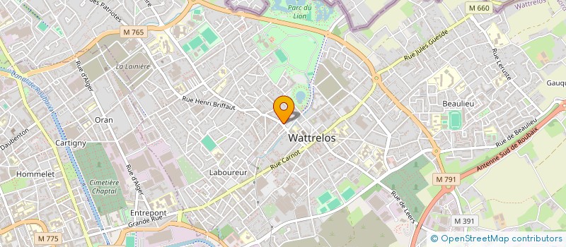 localisation de l'entreprise SCI BERLIOZ  WATTRELOS