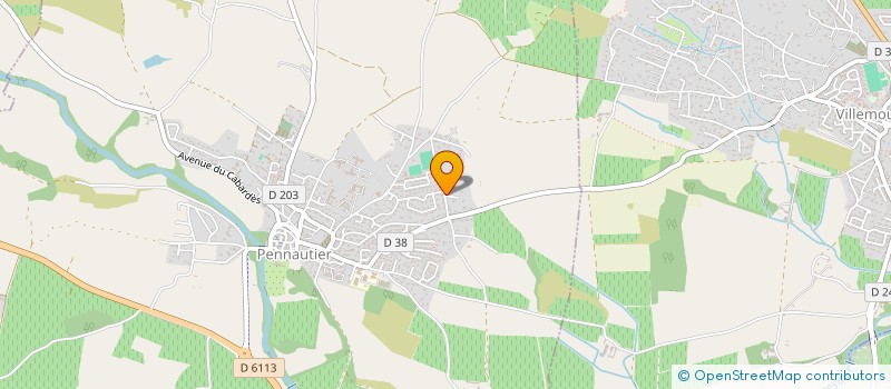 localisation de l'entreprise SCI BERLIOZ BOIMOND  PENNAUTIER