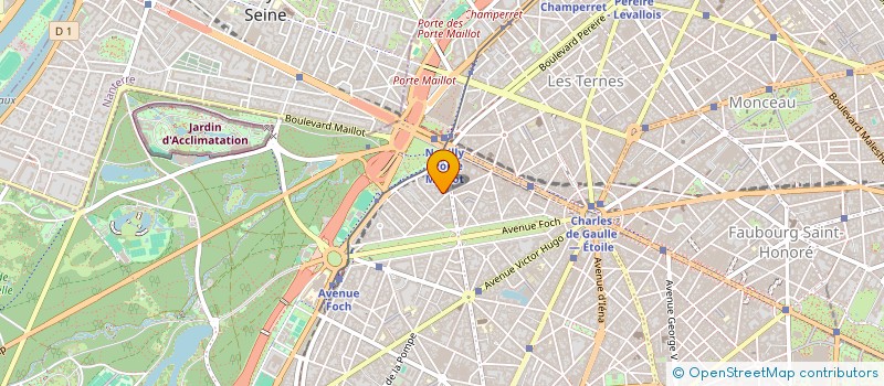 localisation de l'entreprise SCI BERLIOZ III  PARIS