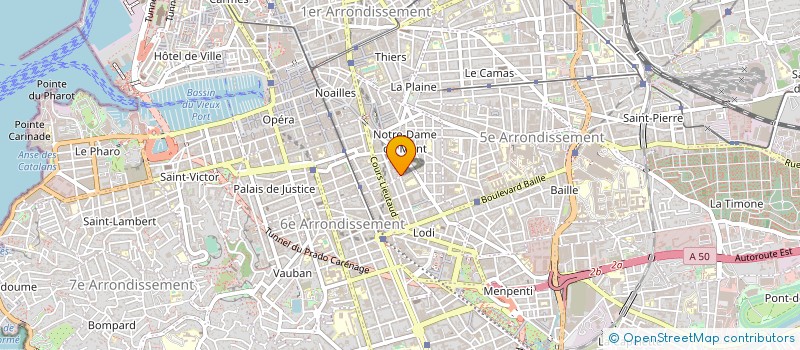 localisation de l'entreprise SCI BERLIOZ PERRIN SOLLIERS à MARSEILLE
