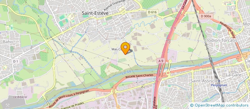 localisation de l'entreprise SCI BERLIVET LE GALL  SAINT-ESTEVE