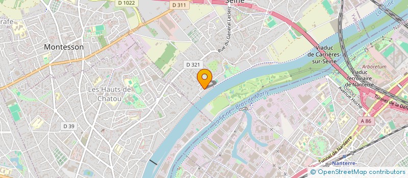 localisation de l'entreprise SCI BERMA  CARRIERES-SUR-SEINE