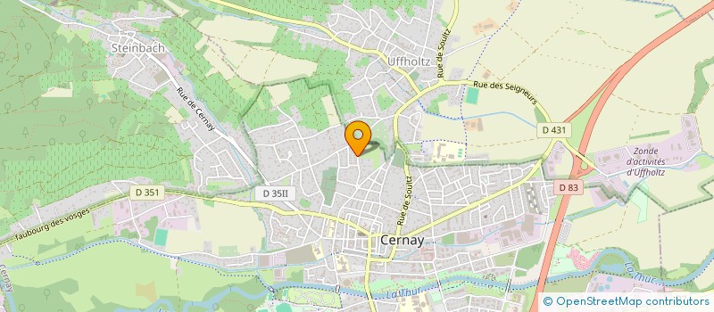 localisation de l'entreprise SCI BERMAJE  ASPACH-MICHELBACH