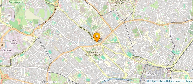 localisation de l'entreprise SCI BERMAJEAN à MONTPELLIER