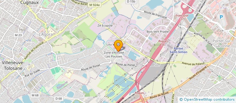 localisation de l'entreprise SCI BERMAPI à ORGIBET