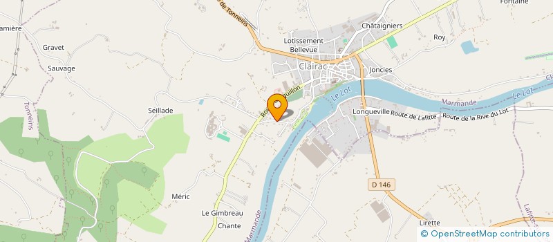 localisation de l'entreprise SCI BERMART  LANGON