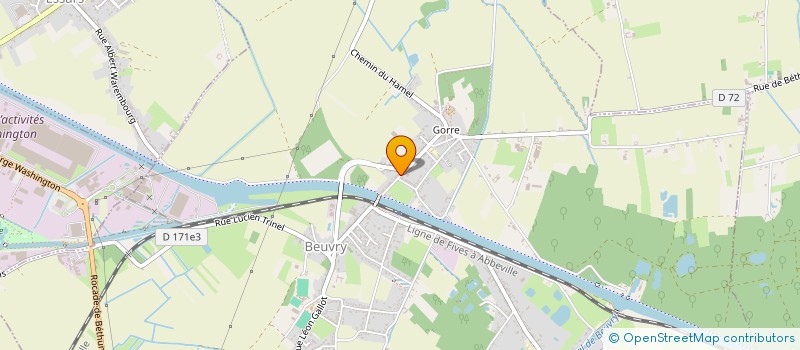 localisation de l'entreprise SCI BERMAULO  BEUVRY