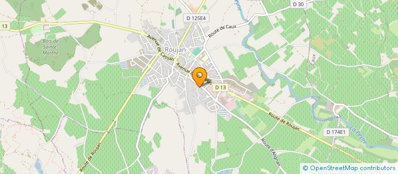 localisation de l'entreprise SCI BERMEJO INVESTISSEMENT  ROUJAN