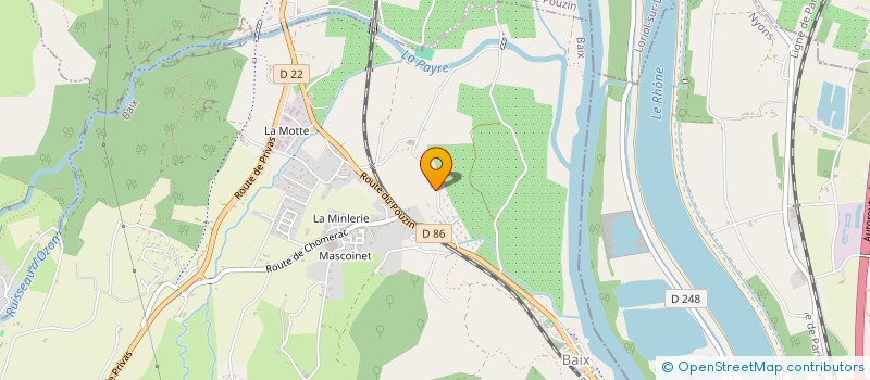 localisation de l'entreprise SCI BERMON  BAIX