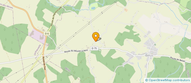 localisation de l'entreprise SCI BERMONT  BELUS