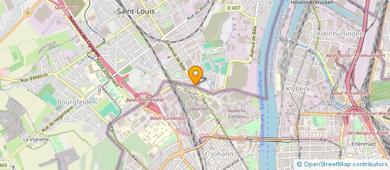 localisation de l'entreprise SCI BERMOUG  SAINT-LOUIS