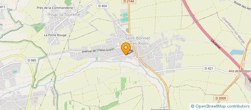 localisation de l'entreprise SCI BERMUDE  SAINT-BONNET-PRES-RIOM