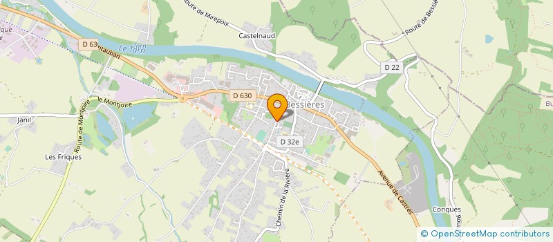 localisation de l'entreprise SCI BERMUDES  BESSIERES