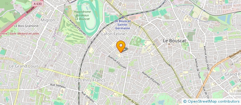 localisation de l'entreprise SCI BERN  LE BOUSCAT