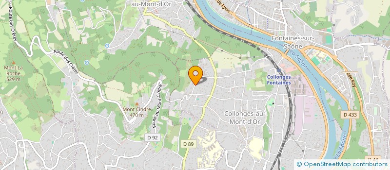 localisation de l'entreprise SCI BERNABELLE  COLLONGES-AU-MONT-D'OR