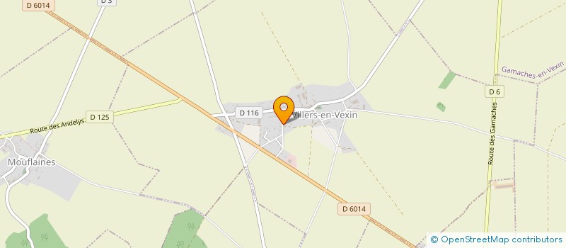 localisation de l'entreprise SCI BERNADETTE  VILLERS-EN-VEXIN