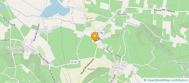 localisation de l'entreprise SCI BERNADIGOT  PUJOLS