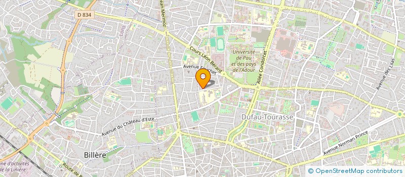 localisation de l'entreprise SCI BERNADOTTE 87 à PAU