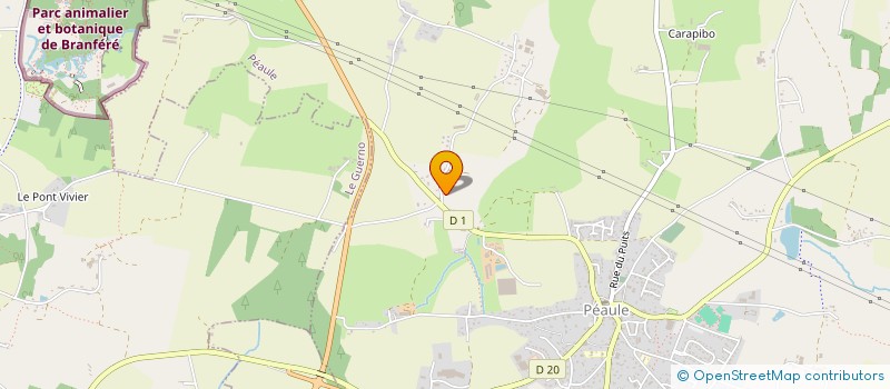 localisation de l'entreprise SCI BERNADOU  PEAULE