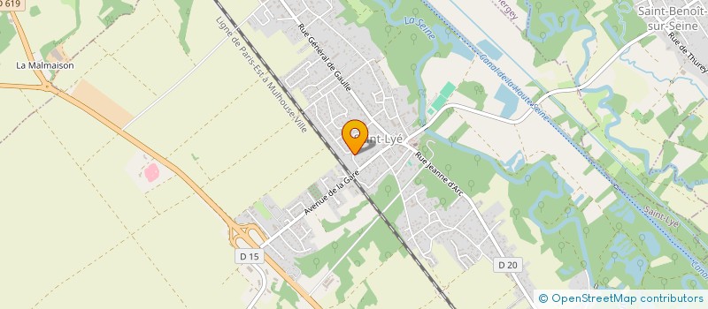 localisation de l'entreprise SCI BERNAKIE  SAINT-LYE