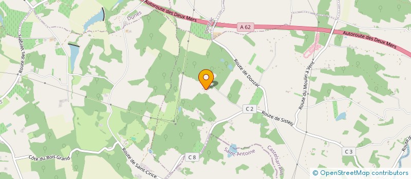 localisation de l'entreprise SCI BERNARD  SAINT-CIRICE