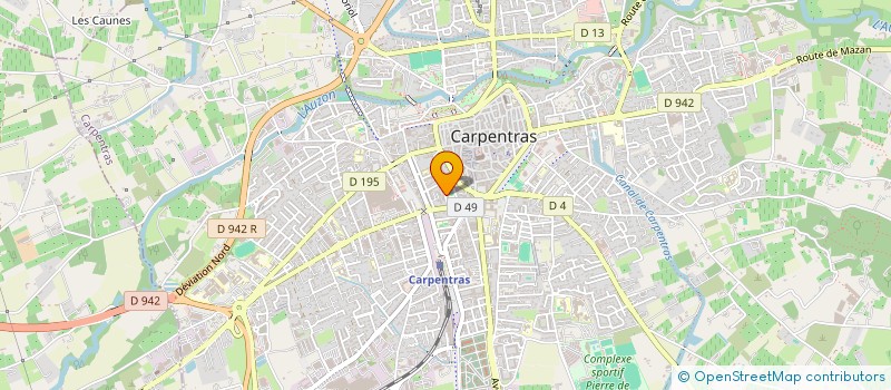 localisation de l'entreprise SCI BERNARD  CARPENTRAS