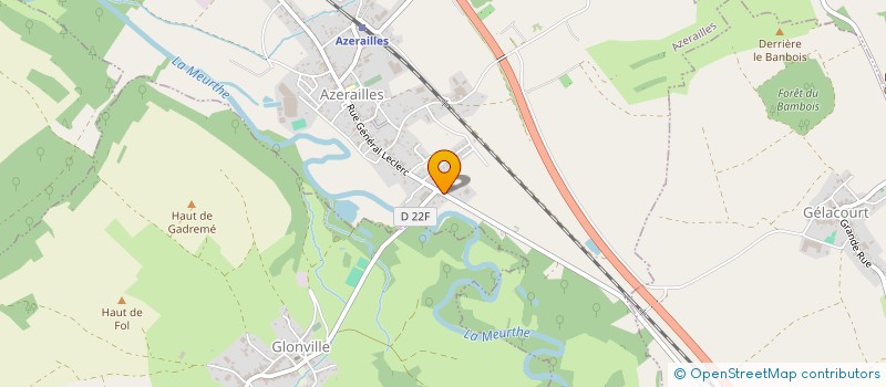 localisation de l'entreprise SCI BERNARD  AZERAILLES