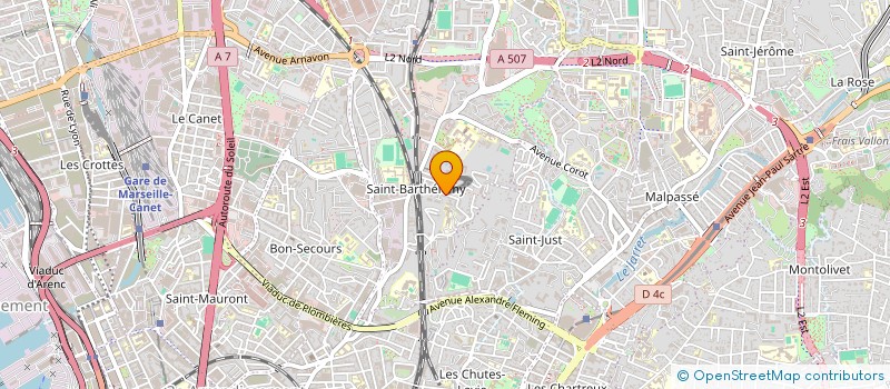 localisation de l'entreprise SCI BERNARD à MARSEILLE