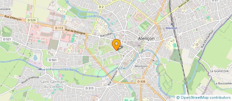 localisation de l'entreprise SCI BERNARD à ALENCON