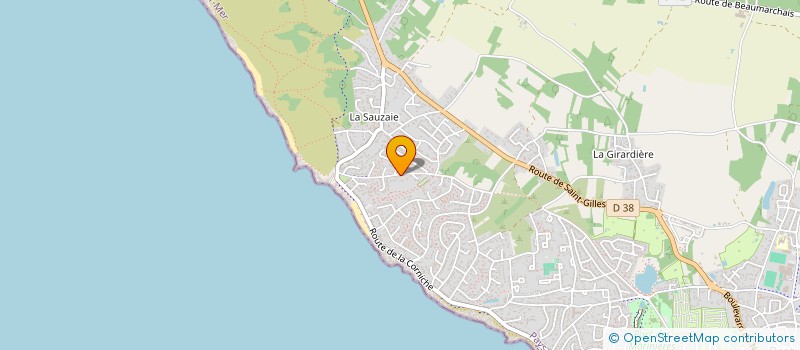 localisation de l'entreprise SCI BERNARD à BRETIGNOLLES-SUR-MER