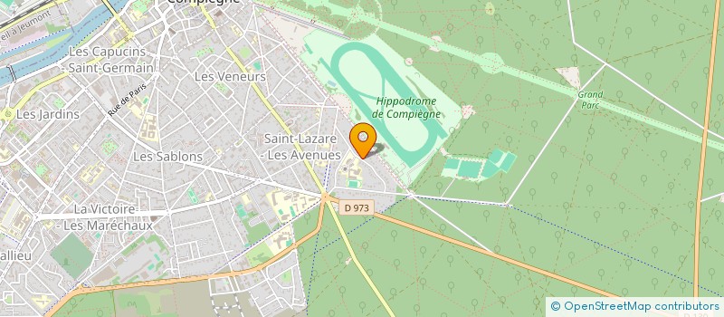 localisation de l'entreprise SCI BERNARD AMPERE  COMPIEGNE