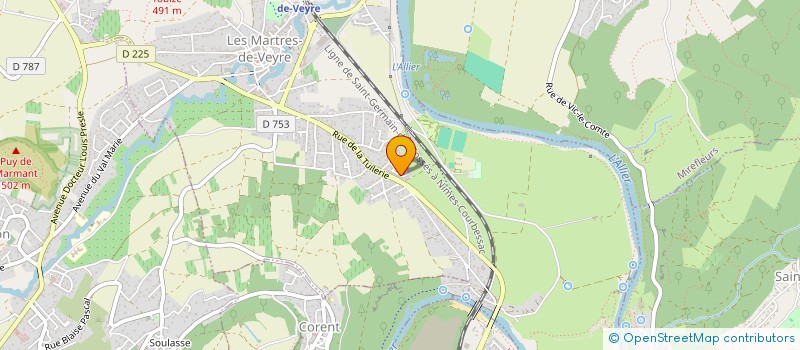 localisation de l'entreprise SCI BERNARD B  LES MARTRES-DE-VEYRE