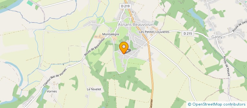 localisation de l'entreprise SCI BERNARD-DANJEAN  ASNANS-BEAUVOISIN