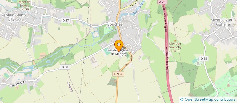 localisation de l'entreprise SCI BERNARD-DOUCHE  SOUCHEZ