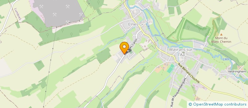 localisation de l'entreprise SCI BERNARD ET HUBERT  ELNES