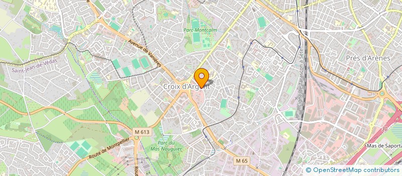 localisation de l'entreprise SCI BERNARD ET PATOU à MONTPELLIER