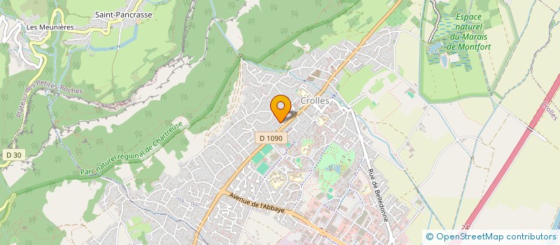 localisation de l'entreprise SCI BERNARD FAURE  CROLLES