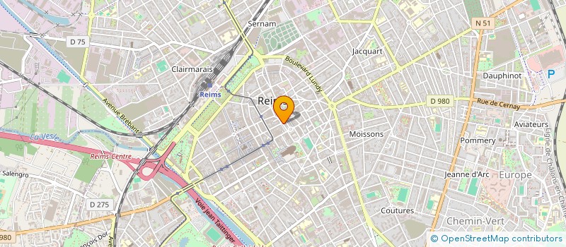 localisation de l'entreprise SCI BERNARD FRESSE  REIMS