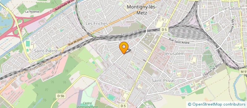 localisation de l'entreprise SCI BERNARD GROSSMANN ET FILS à MONTIGNY-LES-METZ