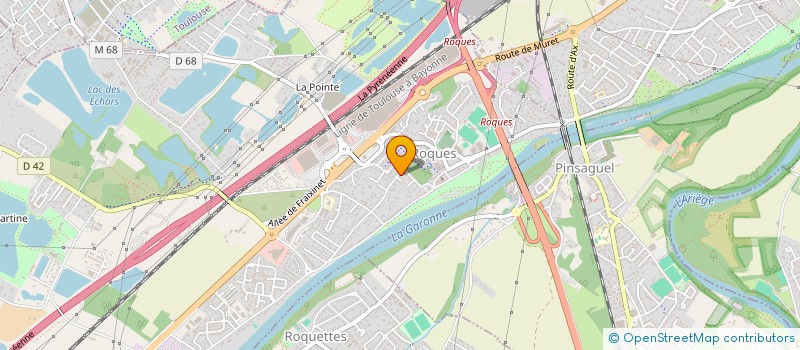 localisation de l'entreprise SCI BERNARD IV  ROQUES