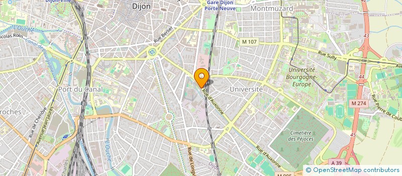 localisation de l'entreprise SCI BERNARD LEROUX à DIJON