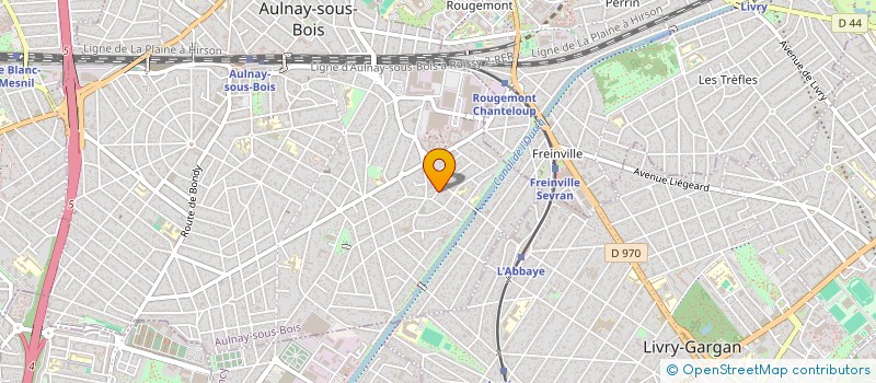 localisation de l'entreprise SCI BERNARD MAINTENANCE à AULNAY-SOUS-BOIS