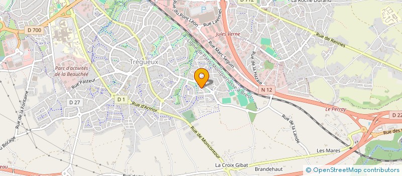 localisation de l'entreprise SCI BERNARD MARTIN  TREGUEUX